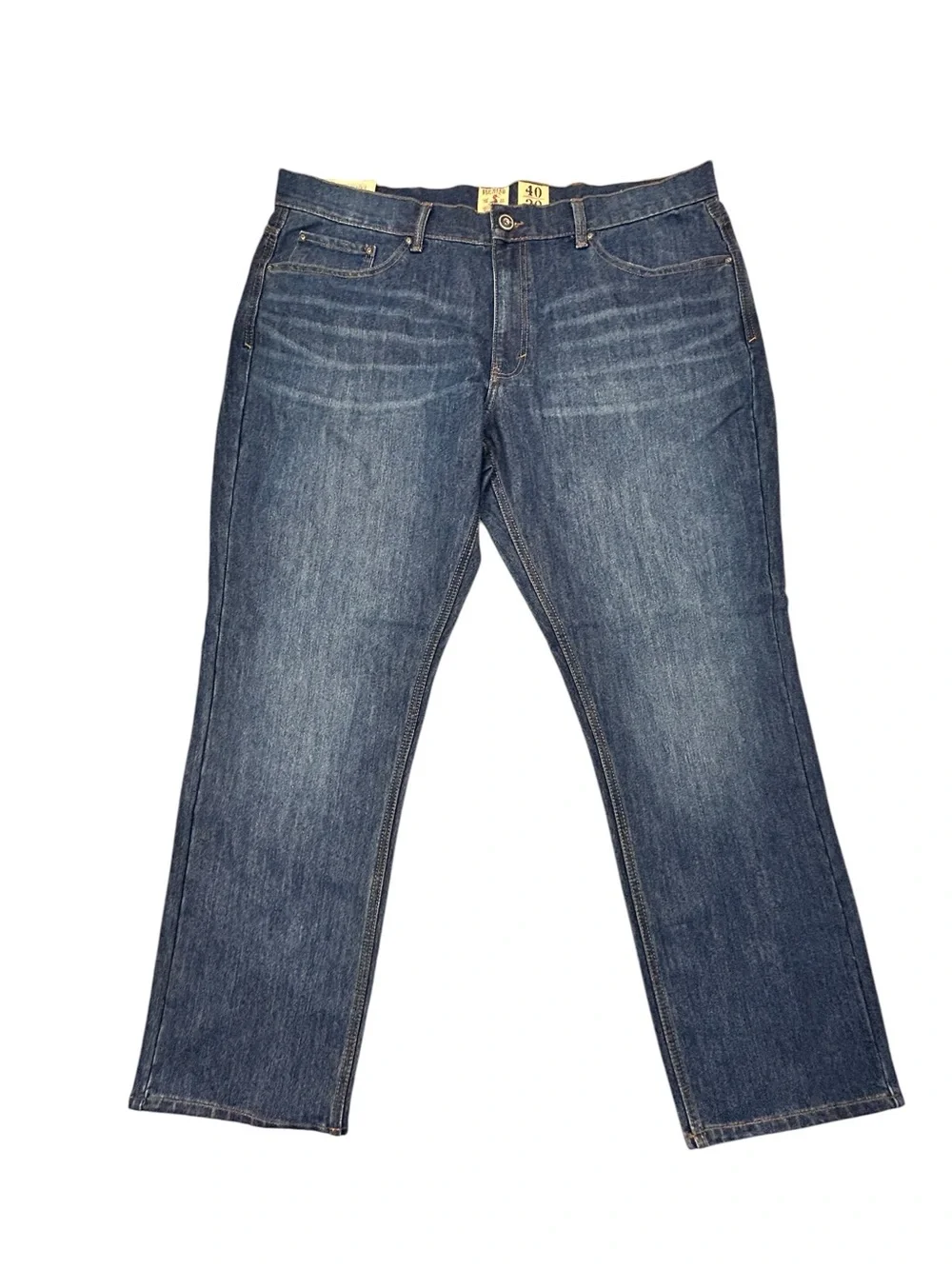 RedHead‎ Classic Flex Fit Men's Straight Leg Blue Jeans NWT 40x30 Denim Casual